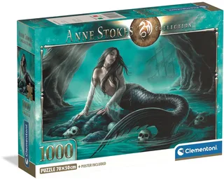 Puzzel - 1000 Stukjes - Siren's Lament - Puzzel Voor Volwassenen de Clementoni, édition Multicolore – boîte 1 sur 2