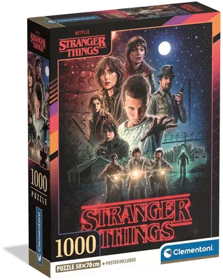 Puzzel - 1000 Stukjes - Stranger Things Seizoen 1 - Puzzel Voor Volwassenen from Clementoni, Multicolour edition – box 1 of 2