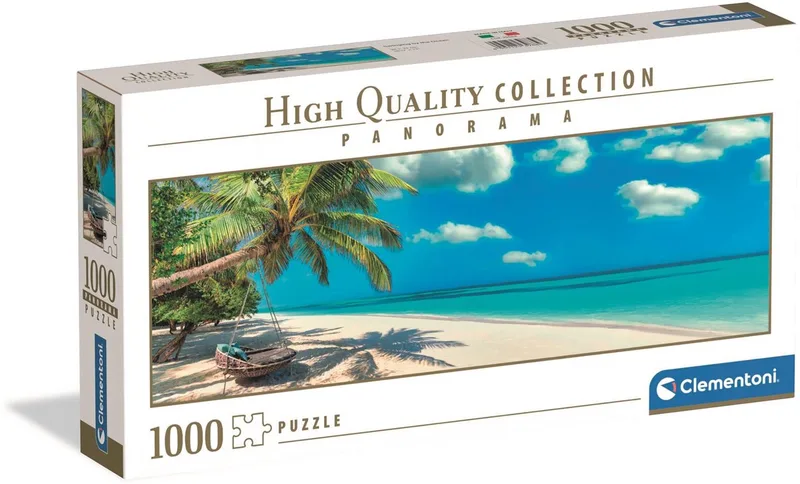 Puzzel - 1000 Stukjes - Swinging By The Ocean - Puzzel Voor Volwassenen - High Quality Collection van Clementoni, editie Meerkleurig – doos