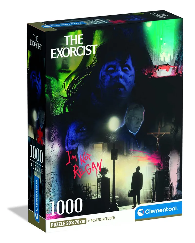 Puzzel - 1000 Stukjes - The Exorcist - Horror Movies - Legpuzzel voor Volwassenen - Vanaf 14 Jaar from Clementoni, Blue edition – box