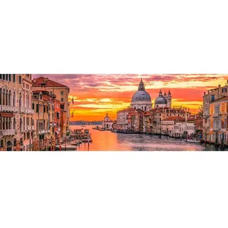 Puzzel - 1000 Stukjes - The Grand Canal-Venice - Puzzel Voor Volwassenen - High Quality Collection de Clementoni, édition Multi kleur – boîte 2 sur 2