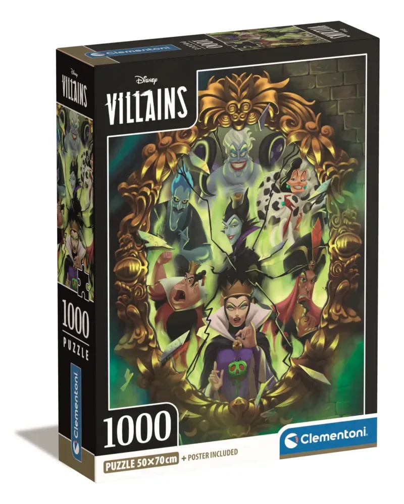 Puzzel - 1000 Stukjes - Villains - Puzzel Voor Volwassenen - Special Series License van Clementoni, editie Meerkleurig – doos 2 van 2