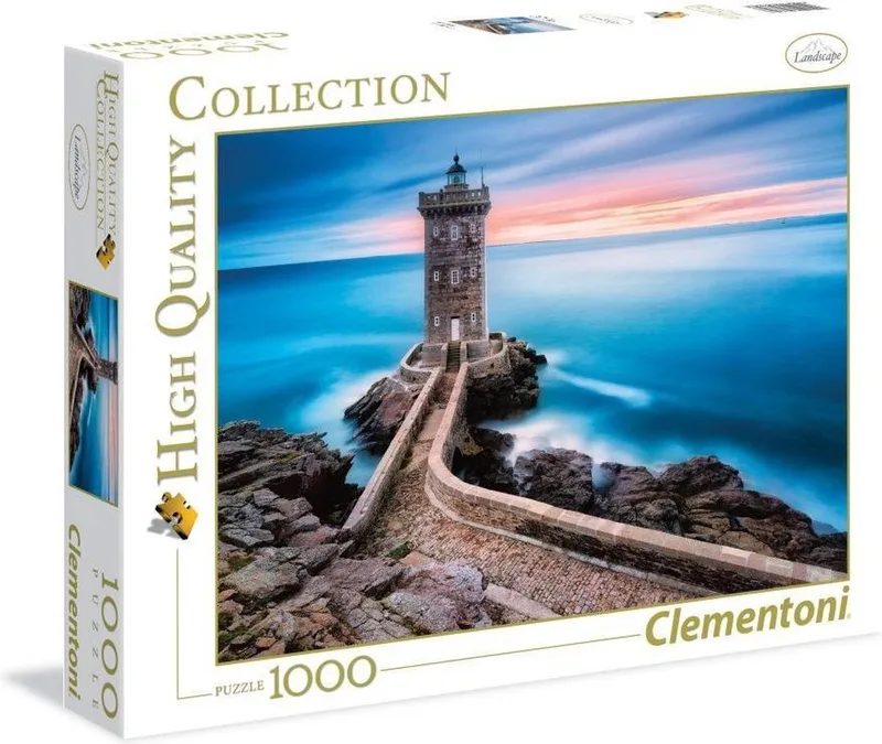 puzzel 1000 stukjes vuurtoren lighthouse van Clementoni, editie Meerkleurig – doos