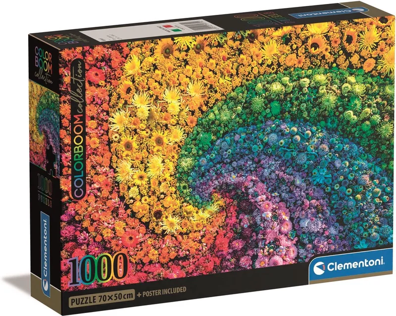 Puzzel - 1000 Stukjes - Whirl - Colorboom - Puzzel Voor Volwassenen - Special Series van Clementoni, editie Meerkleurig – doos