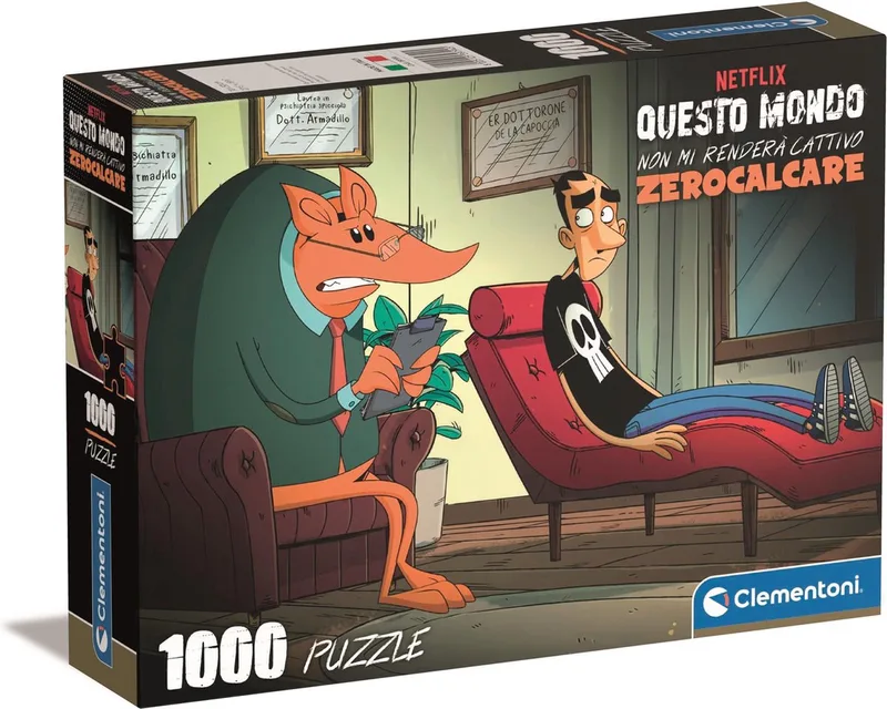 Puzzel - 1000 Stukjes - Zero Calcare - Puzzel Voor Volwassenen van Clementoni – doos