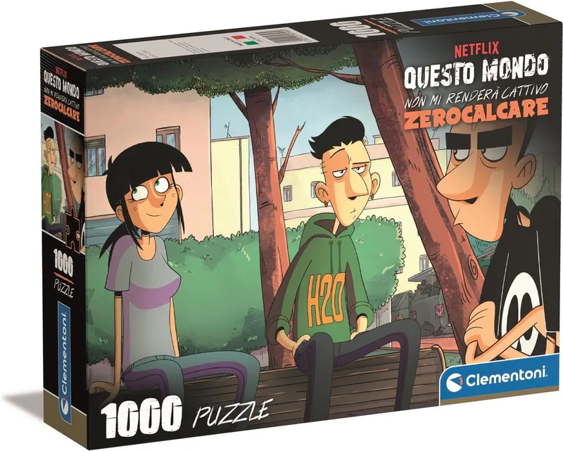 Puzzel - 1000 Stukjes - Zero Calcare - Puzzel Voor Volwassenen van Clementoni – doos