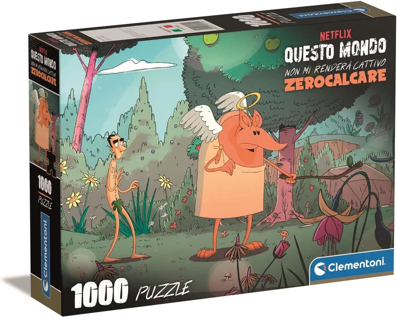 Puzzel - 1000 Stukjes - Zero Calcare - Puzzel Voor Volwassenen van Clementoni – doos