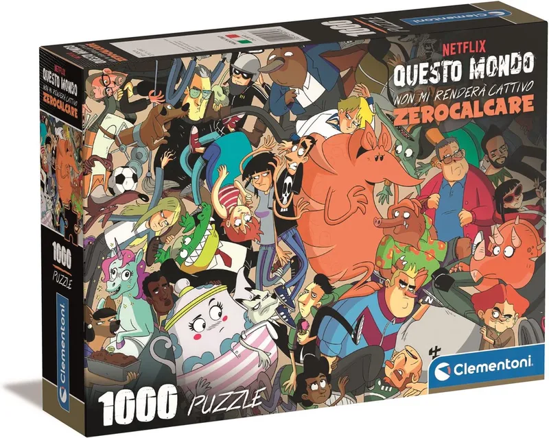 Puzzel - 1000 Stukjes - Zero Calcare - Puzzel Voor Volwassenen van Clementoni – doos