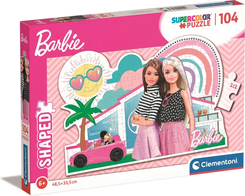 Puzzel - 104 Stukjes - Barbie - Kinderpuzzel - Vanaf 6 Jaar de Clementoni, édition Supercolor2 – boîte