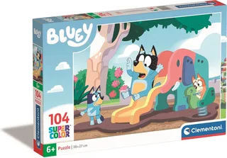 Puzzel - 104 Stukjes - Bluey - Puzzel Voor Kinderen - Vanaf 6 Jaar from Clementoni, Multicolour edition – box 1 of 3