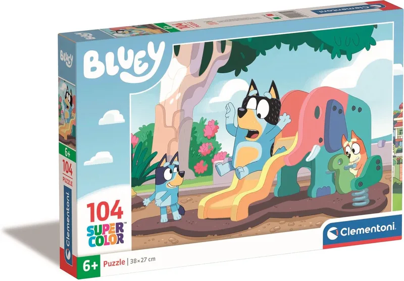 Puzzel - 104 Stukjes - Bluey - Puzzel Voor Kinderen - Vanaf 6 Jaar from Clementoni, Multicolour edition – box 1 of 3