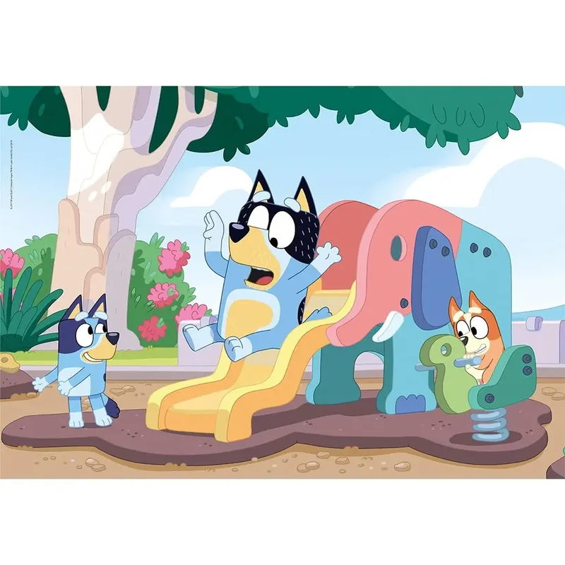 Puzzel - 104 Stukjes - Bluey - Puzzel Voor Kinderen - Vanaf 6 Jaar from Clementoni, Multicolour edition – box 2 of 3