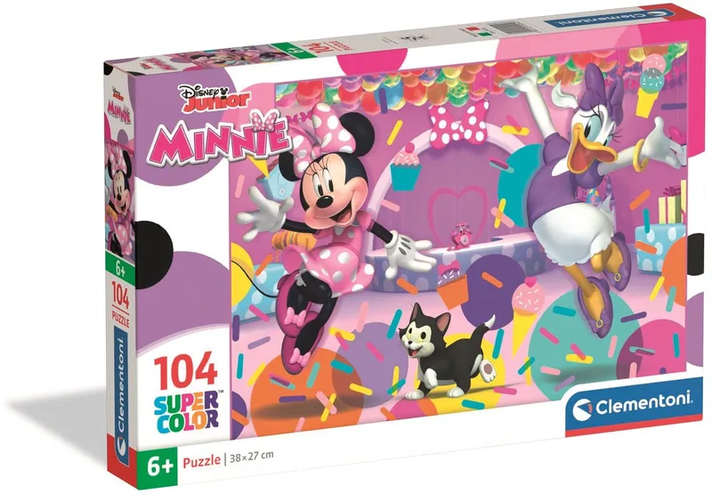 le Puzzle européen Made in Italie Puzzle Minnie - 100 à 149 pièces de Clementoni, édition Multicolore – boîte