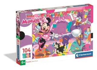 Puzzel - 104 Stukjes - Disney Minnie - Kinderpuzzel - Vanaf 6 jaar van Clementoni, editie Meerkleurig – doos 2 van 2