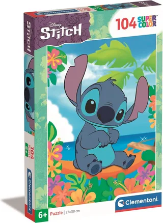 Puzzel - 104 Stukjes - Disney Stitch - Puzzel Voor Kinderen van Clementoni, editie Meerkleurig – doos 1 van 2