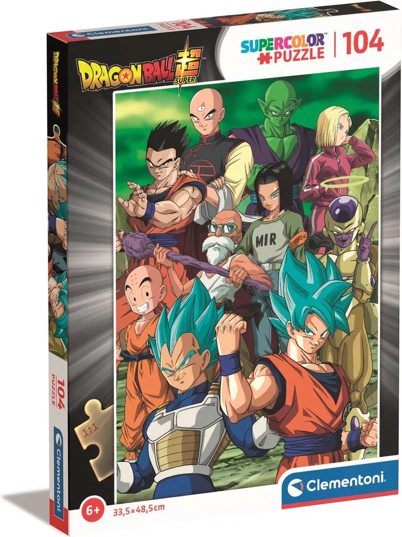 Puzzel - 104 Stukjes - Dragonball - Kinderpuzzel - Vanaf 6 jaar van Clementoni, editie Meerkleurig – doos