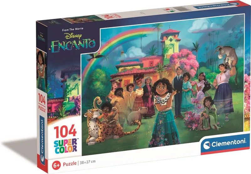 le Puzzle européen Made in Italie Puzzle Disney - Encanto - 100 à 149 pièces de Clementoni, édition Multicolore – boîte 1 sur 2