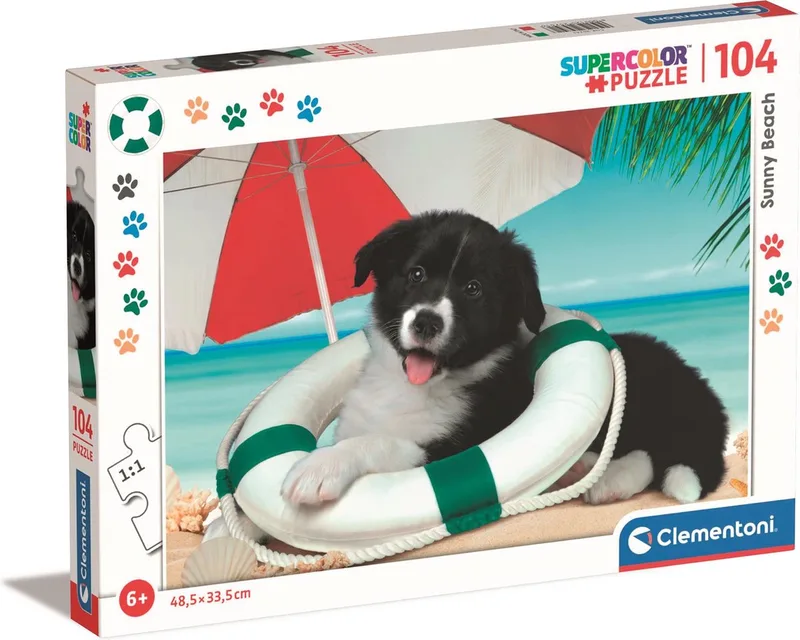 Puzzel - 104 Stukjes - Fotografische Dieren - Kinderpuzzel - Vanaf 6 Jaar van Clementoni, editie Meerkleurig – doos