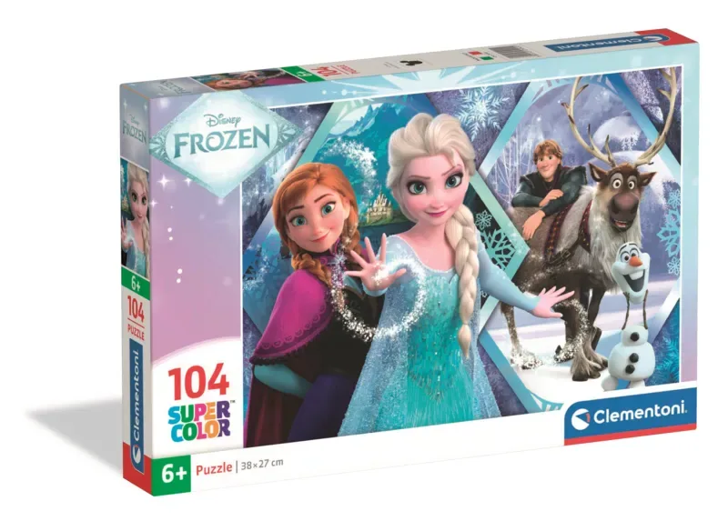 Puzzel - 104 Stukjes - Frozen - Kinderpuzzel - Vanaf 6 jaar from Clementoni, Multicolour edition – box 2 of 2