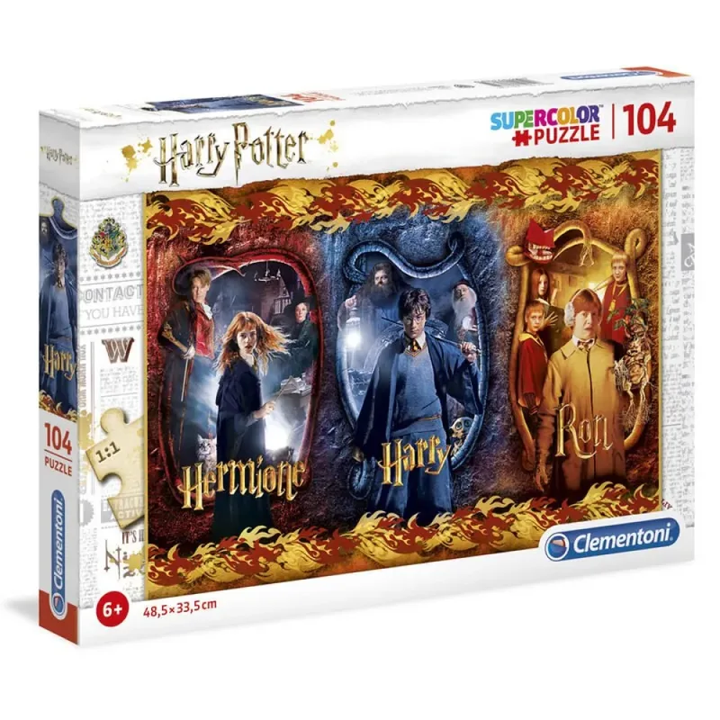 Puzzel - 104 Stukjes - Harry Potter Karakters - Puzzel Voor Kinderen - Vanaf 6 Jaar from Clementoni, Multicolour edition – box 2 of 2