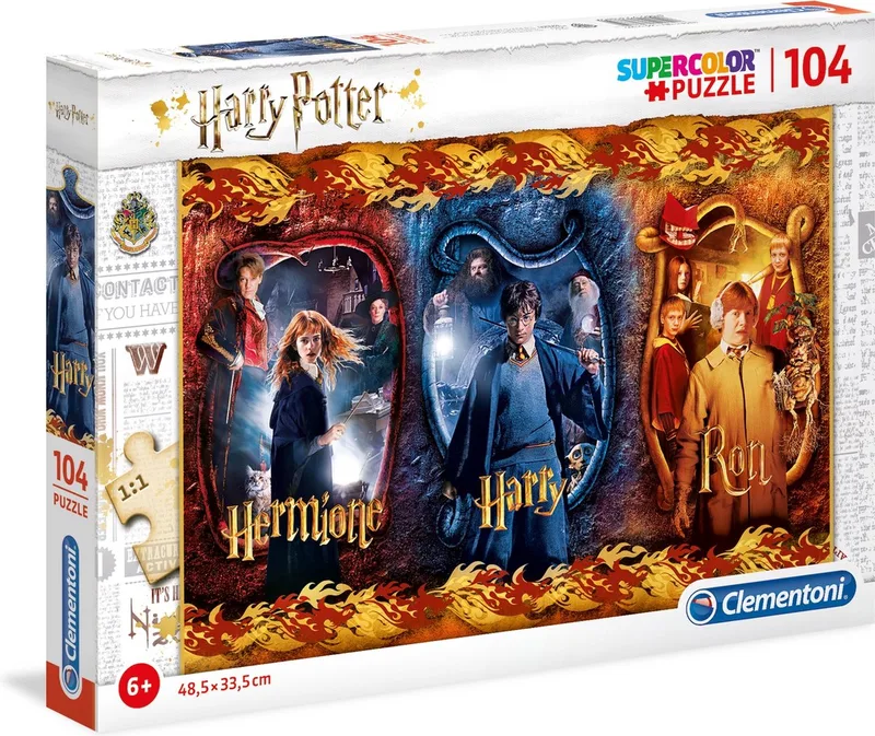 Puzzel - 104 Stukjes - Harry Potter Karakters - Puzzel Voor Kinderen - Vanaf 6 Jaar from Clementoni, Multicolour edition – box 1 of 2