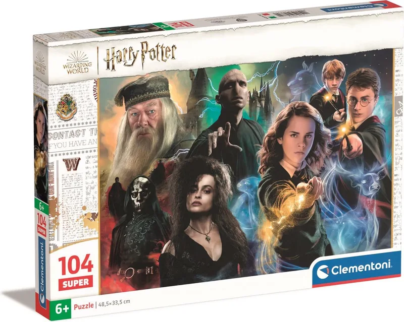 Puzzel - 104 Stukjes - Harry Potter - Puzzel Voor Kinderen - Vanaf 6 Jaar from Clementoni, Multi-coloured edition – box