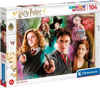 Puzzel - 104 Stukjes - Harry Potter - Puzzel Voor Kinderen vanaf 6 Jaar van Clementoni, editie Meerkleurig – doos 1 van 3
