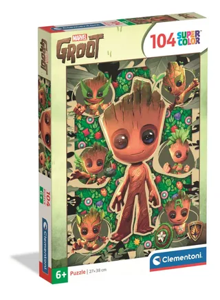 Puzzel - 104 Stukjes - Marvel Groot - Kinderpuzzel - Vanaf 6 jaar von Clementoni, Ausgabe Mehrfarbig – Schachtel 2 von 2