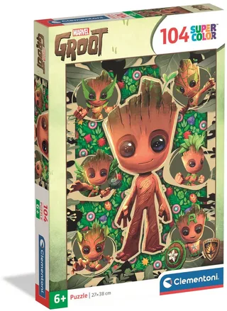Puzzel - 104 Stukjes - Marvel Groot - Kinderpuzzel - Vanaf 6 jaar von Clementoni, Ausgabe Mehrfarbig – Schachtel 1 von 2