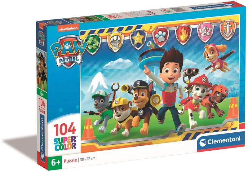 Puzzel - 104 Stukjes - Paw Patrol - Kinderpuzzel - Vanaf 10 jaar de Clementoni, édition Multicolore – boîte