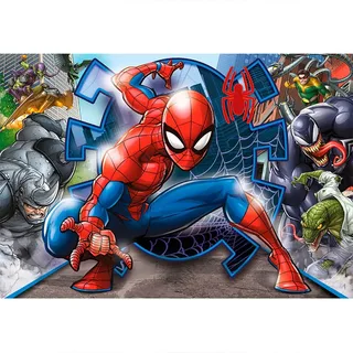 Puzzel - 104 Stukjes - Spider-Man - Kinderpuzzel vanaf 6 Jaar van Clementoni, editie Meerkleurig – doos 2 van 2