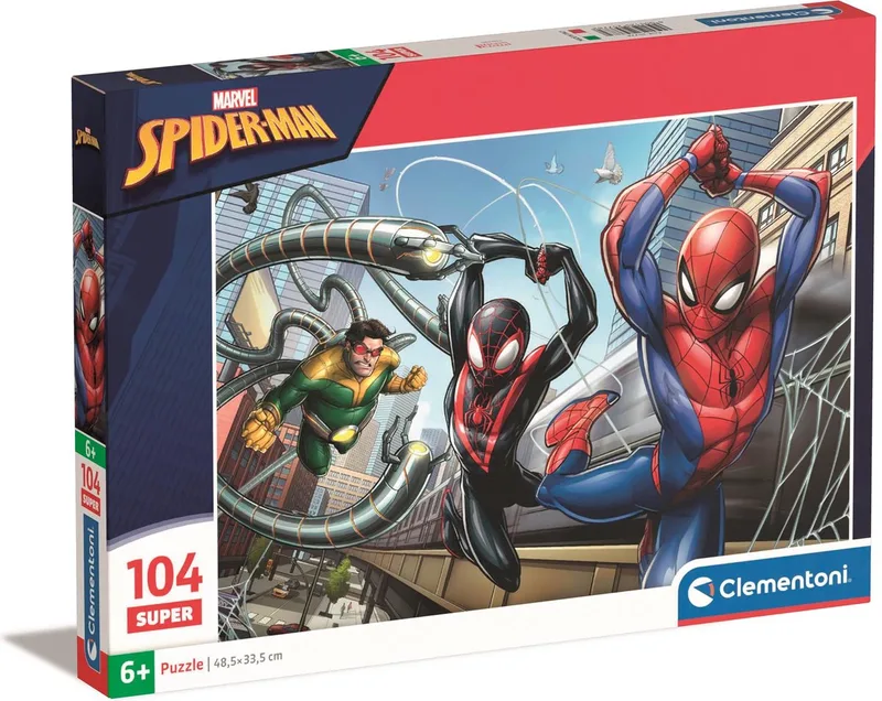 Puzzel - 104 Stukjes - Spiderman Marvel - Puzzel Voor Kinderen - Vanaf 6 Jaar van Clementoni, editie Meerkleurig – doos