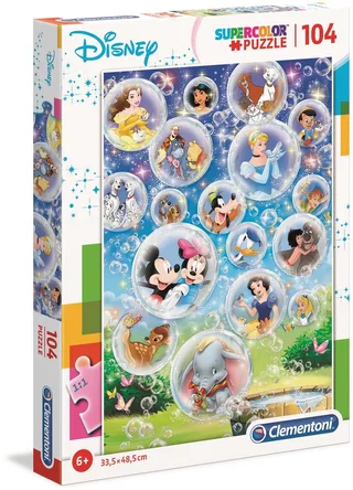 Puzzel - 104 Stukjes - Superkleur Karakters - Puzzel Voor Kinderen - Vanaf 6 Jaar van Clementoni, editie Multi kleur – doos 1 van 2