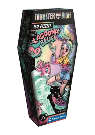 Puzzel - 150 Stukjes - Monster High Coffin Pack Lagoona Blue - Puzzel Voor Kinderen from Clementoni, Multicolour edition – box 2 of 2