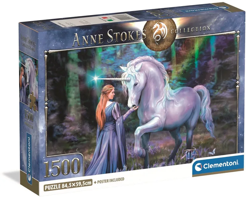 Puzzel - 1500 Stukjes - Anne Stokes Bluebell Wood - Puzzel Voor Volwassenen de Clementoni, édition Multicolore – boîte 1 sur 6