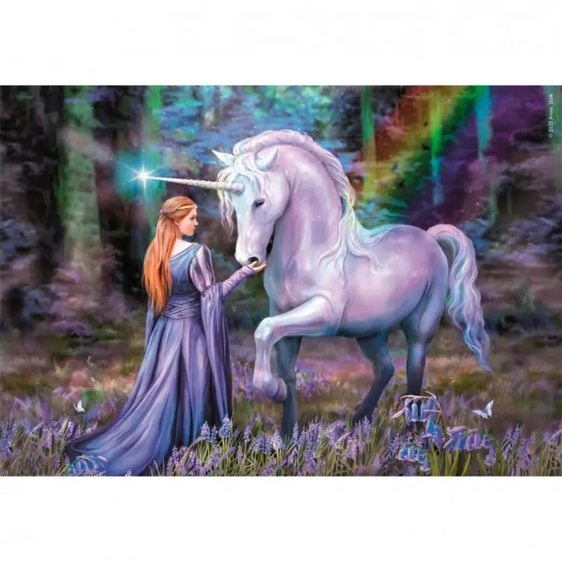 Puzzel - 1500 Stukjes - Anne Stokes Bluebell Wood - Puzzel Voor Volwassenen de Clementoni, édition Multicolore – boîte 3 sur 6