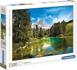 Puzzel - 1500 Stukjes - Blue Lake - Puzzel Voor Volwassenen - High Quality Collection from Clementoni, Multi kleur edition – box 1 of 2
