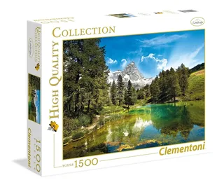 Puzzel - 1500 Stukjes - Blue Lake - Puzzel Voor Volwassenen de Clementoni, édition Multicolore – boîte 2 sur 2
