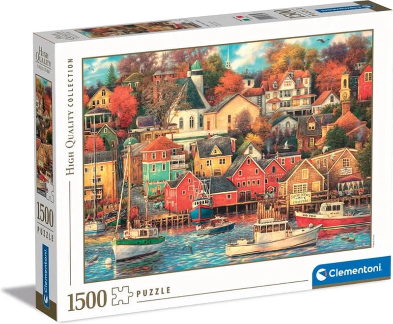 Puzzel - 1500 Stukjes - Good Time Harbor - Puzzel Voor Volwassenen en Kinderen - High Quality Collection von Clementoni, Ausgabe Multi kleur – Schachtel