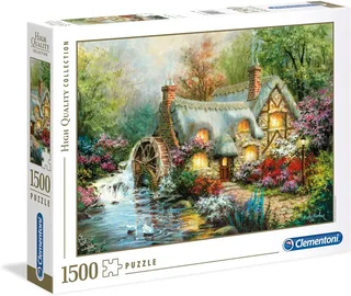 le Puzzle européen Made in Italie Puzzle Retraite à la Campagne - 1500 pièces de Clementoni, édition Multicolore – boîte 2 sur 2