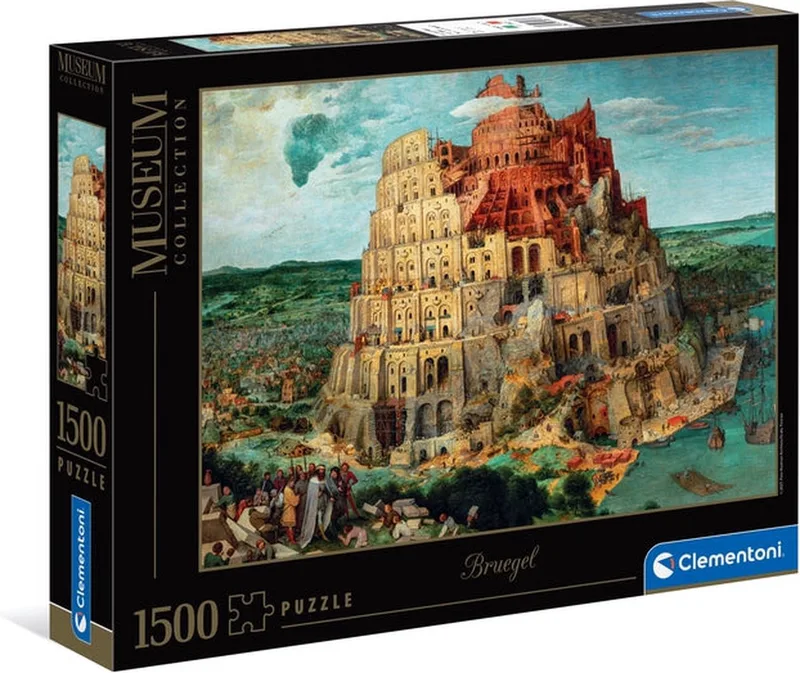 Puzzel - 1500 Stukjes - Museum Babel Tower - Puzzel Voor Volwassenen van Clementoni, editie Multi kleur – doos