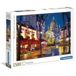 Puzzel - 1500 Stukjes - Paris Montmartre - Puzzel Voor Volwassenen - High Quality Collection van Clementoni, editie Multi kleur – doos 2 van 2