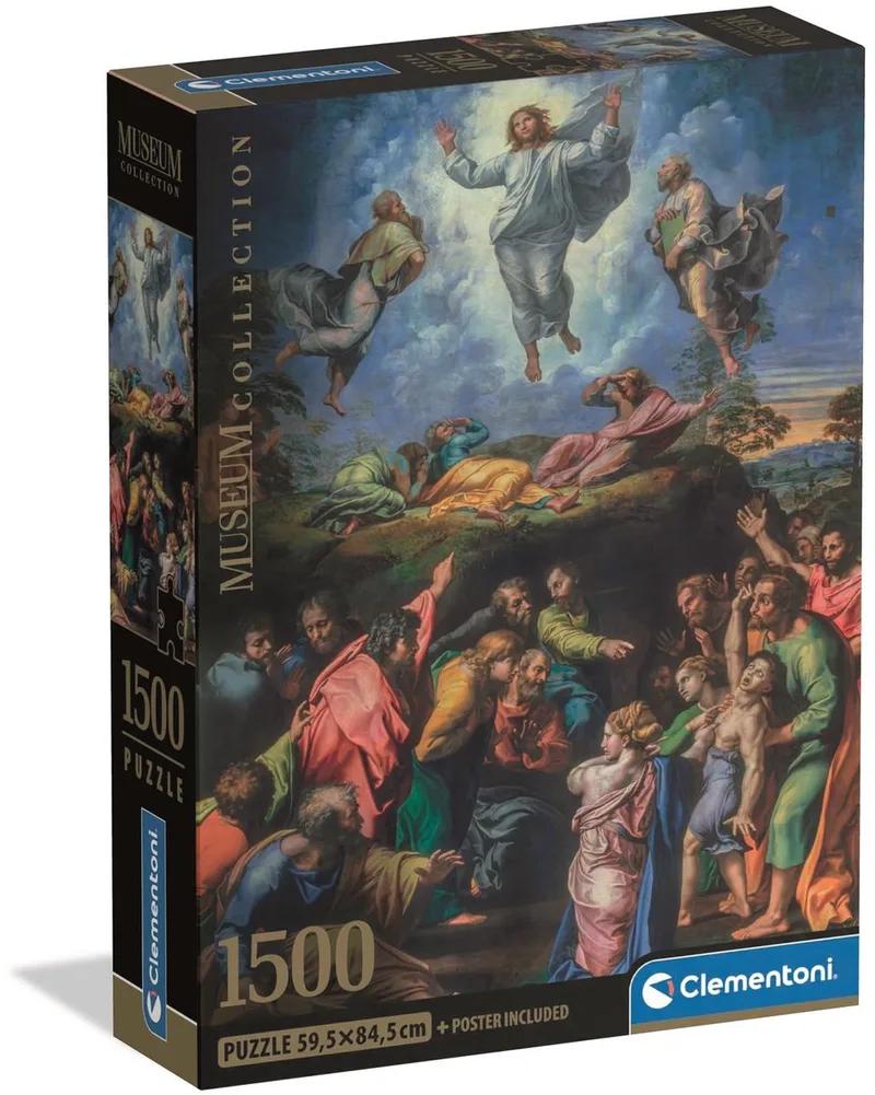 Puzzel - 1500 Stukjes - Raphael Transfiguratie - Puzzel Voor Volwassenen van Clementoni, editie Meerkleurig – doos