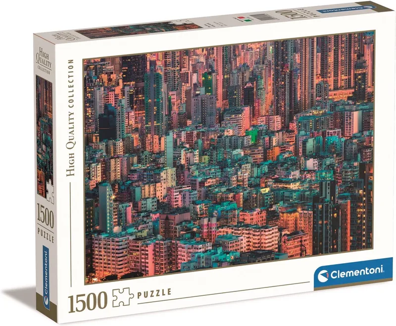 Puzzel - 1500 Stukjes - The Hive, Hong Kong - Puzzel Voor Volwassenen van Clementoni, editie Multi kleur – doos