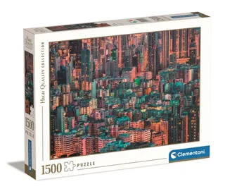 Puzzel - 1500 Stukjes - The Hive Hong Kong - Puzzel Voor Volwassenen - High Quality Collection fra Clementoni, Flerfarvet-udgave – æske 2 af 2