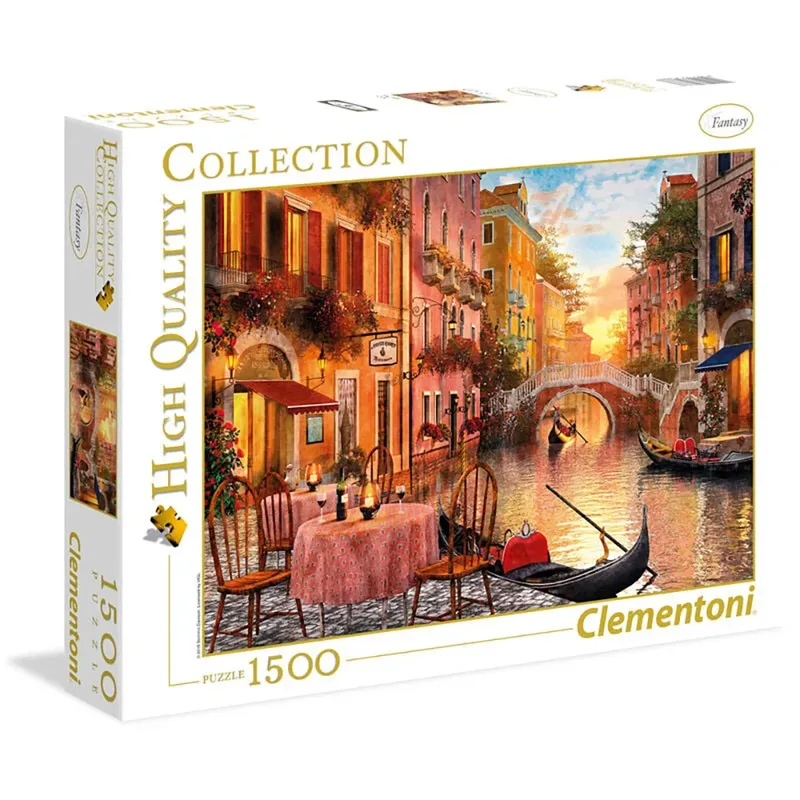 Puzzel - 1500 Stukjes - Venetië - Puzzel Voor Volwassenen - High Quality Collection van Clementoni, editie Multi kleur – doos 2 van 2