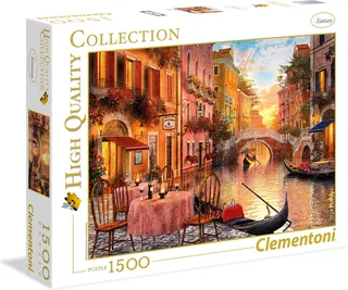 Puzzel - 1500 Stukjes - Venetië - Puzzel Voor Volwassenen - High Quality Collection van Clementoni, editie Multi kleur – doos 1 van 2