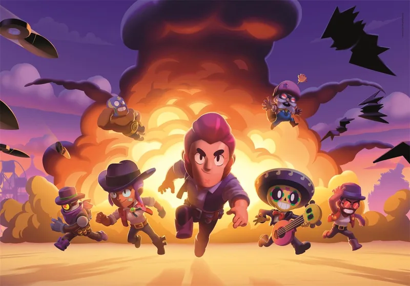 Puzzel - 180 Stukjes - Brawl Stars Design 3 - Kinderpuzzel - Legpuzzel - Vanaf 7 Jaar van Clementoni, editie Meerkleurig – doos