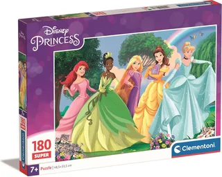Puzzel - 180 Stukjes - Disney Prinses - Kinderpuzzel - Vanaf 7 Jaar van Clementoni, editie Meerkleurig – doos 1 van 2