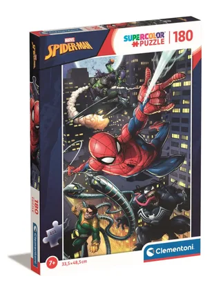 Puzzel - 180 Stukjes - Spiderman - Puzzel Voor Kinderen - Supercolor from Clementoni, Multicolour edition – box 2 of 2